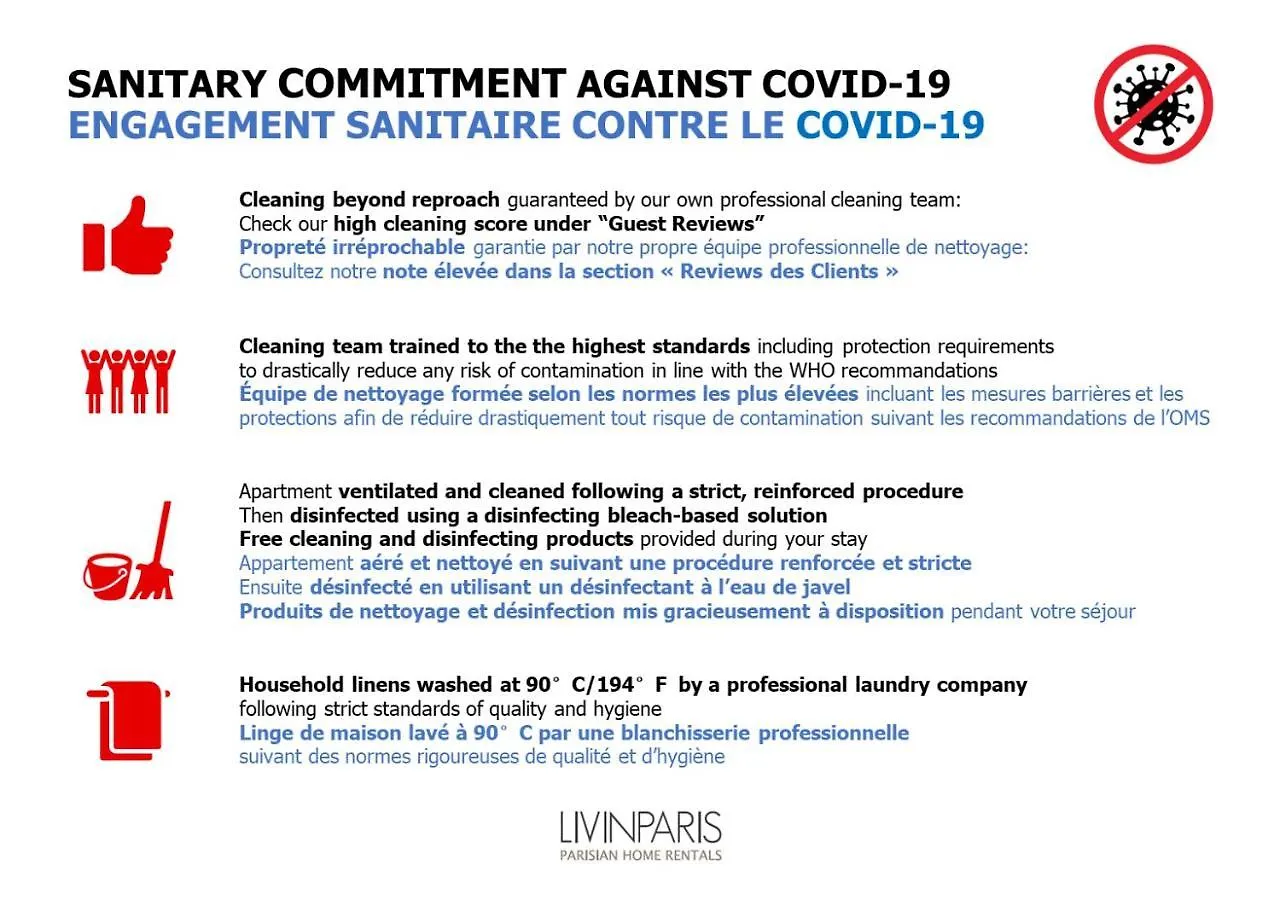 Livinparis - Luxury 3 Bedrooms Le Marais III شقة